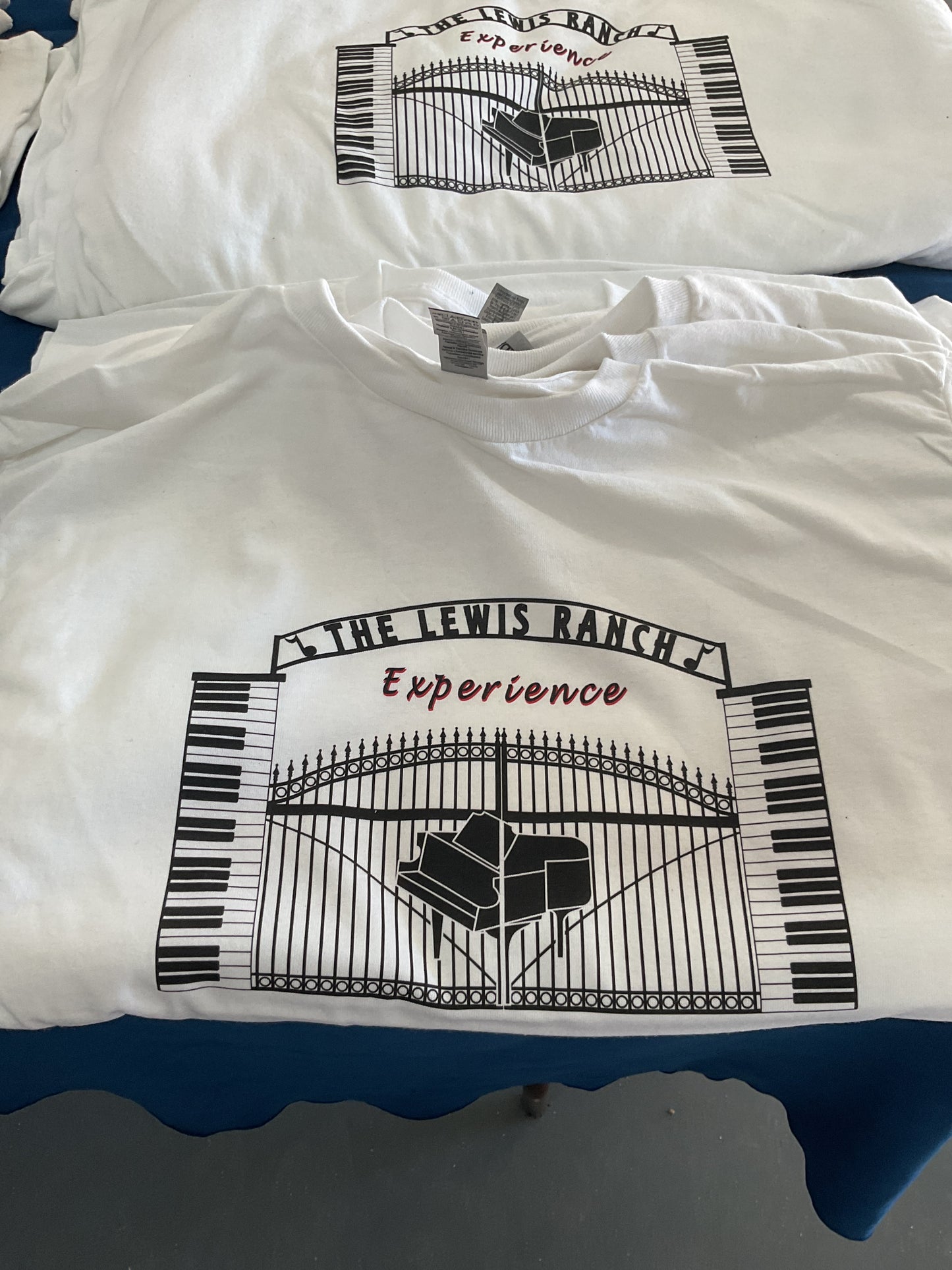 Ranch Experience short sleeve white T shirt