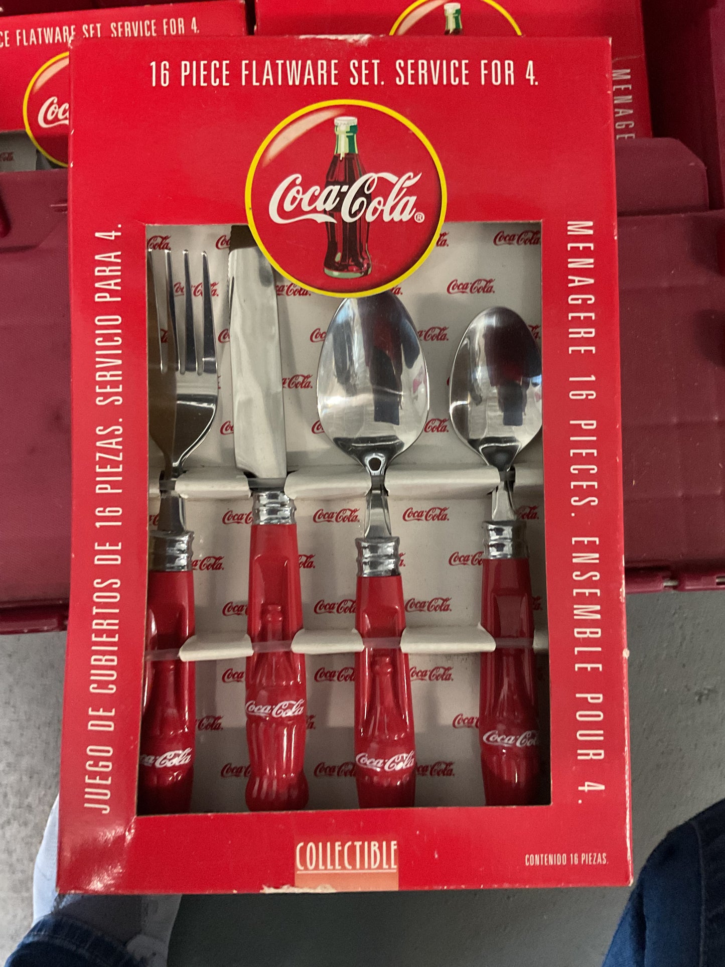 Coca Cola silverware set