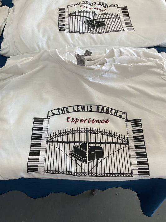 Ranch Experience short sleeve white T shirt