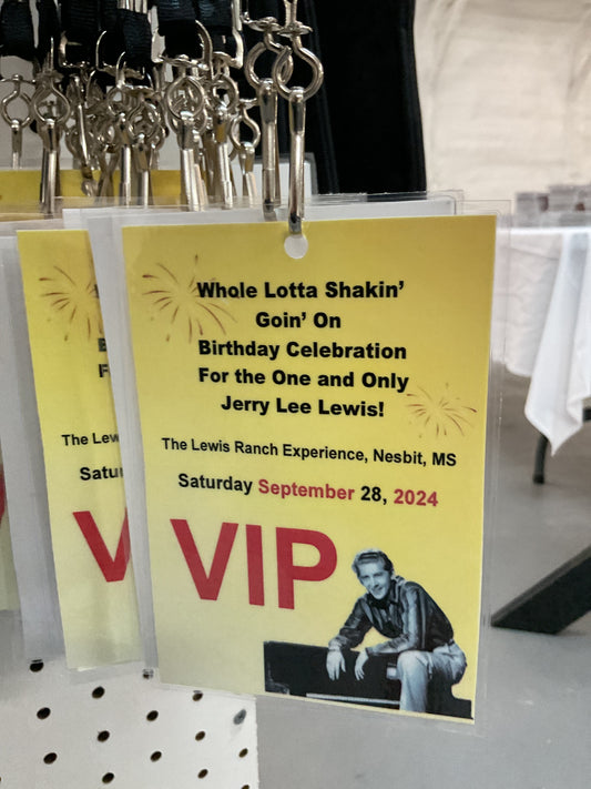 Lanyard birthday vip